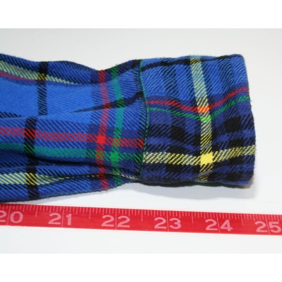 Polo Ralph Lauren Mens S Classic Fit Plaid Cotton Flannel Shirt Heritage Preppy - Picture 8 of 8